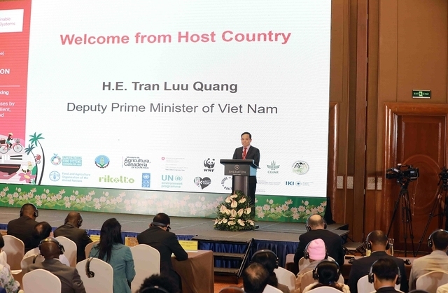 Phó Thủ tướng Trần Lưu Quang: Việt Nam sẵn sàng chia sẻ kinh nghiệm và hợp tác nông nghiệp với các nước