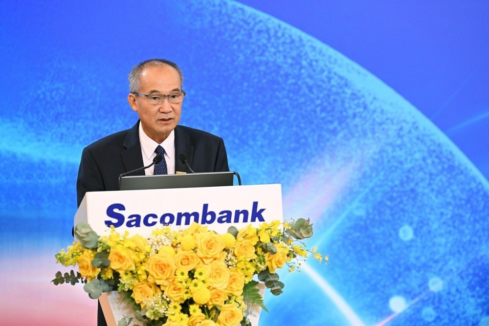 Ông Dương Công Minh – Chủ tịch HĐQT Sacombank phát biểu, khẳng định Sacombank sẽ tiếp tục đặt tâm huyết, sự linh hoạt và nhạy bén nhằm theo đuổi quyết liệt các mục tiêu hoạt động năm 2023.