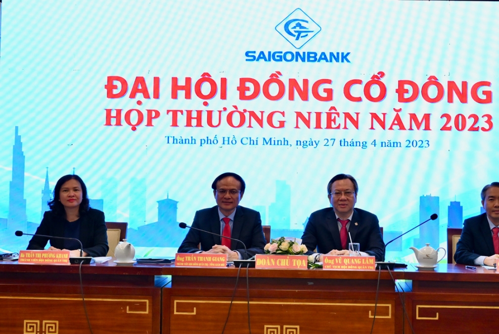 ĐHĐCĐ Saigonbank: Dự kiến phát hành hơn 30 triệu cổ phiếu, chia cổ tức tỷ lệ 10% năm 2023