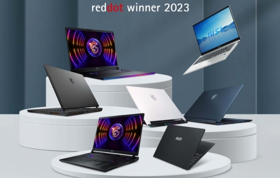 10 mau laptop msi doat giai thuong thiet ke red dot 2023