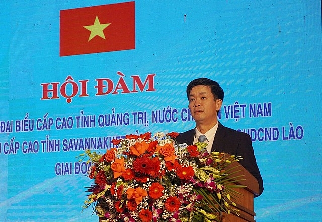 Bí thư Tỉnh uỷ Quảng Trị Lê Quang Tùng phát biểu - Ảnh: VGP/Minh Trang