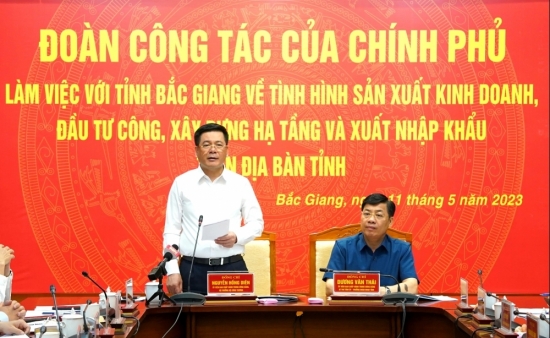 Bộ trưởng Nguyễn Hồng Diên nêu loạt giải pháp giúp Bắc Giang gỡ vướng mắc, tạo đà tăng trưởng bứt phá