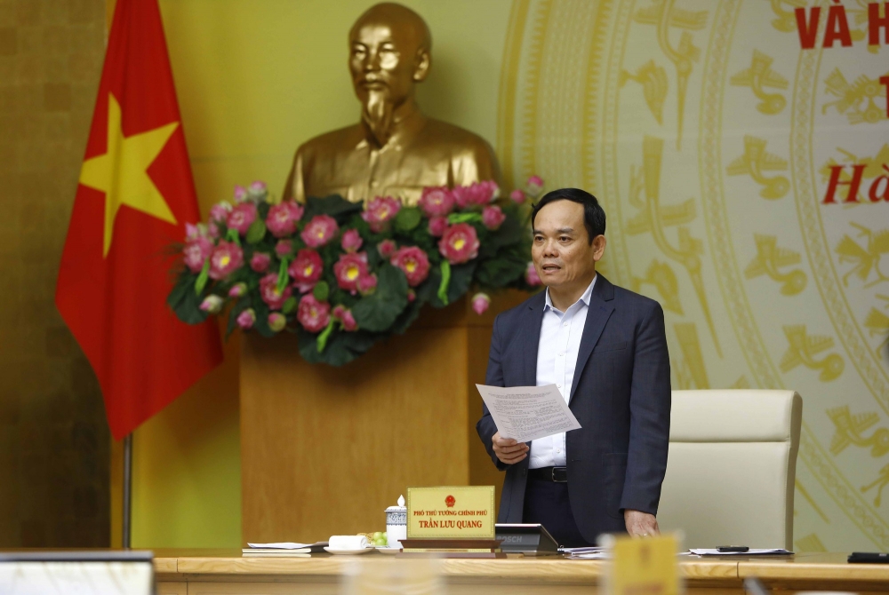 Phó Thủ tướng Trần Lưu Quang yêu cầu tuyệt đối không để xảy ra tình trạng bảo kê, bao che, tiếp tay cho các đối tượng vi phạm - Ảnh: VGP