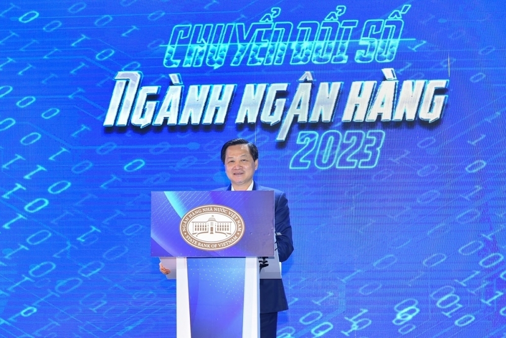 Phó Thủ tướng Lê Minh Khái: Chuyển đổi số ngân hàng cần chuyển đổi cả về tư duy, nhận thức và hành động
