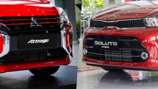 Giữa Mitsubishi Attrage và Kia Soluto đâu là sự lựa chọn tối ưu?