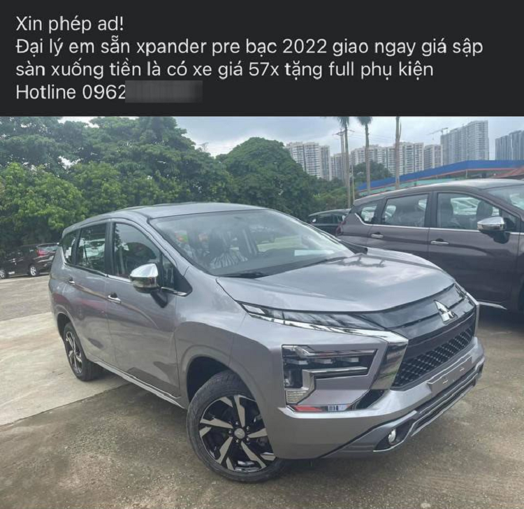 Mitsubishi Xpander AT Premium đang được đại lý giảm giá mạnh