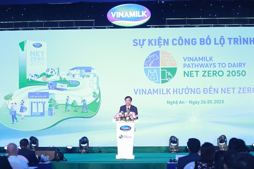 Ông Nguyễn Hạnh Phúc – Chủ tịch HĐQT Vinamilk chia sẻ về cam kết của Vinamilk đối với mục tiêu Net Zero