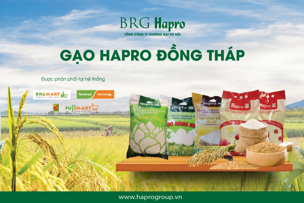 Gạo Hapro Đồng Tháp – Tự hào thương hiệu quốc gia