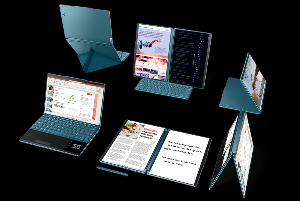 Lenovo Yoga Book 9i: Chiếc laptop với 2 màn hình kép, Intel Core Gen 13th mạnh mẽ