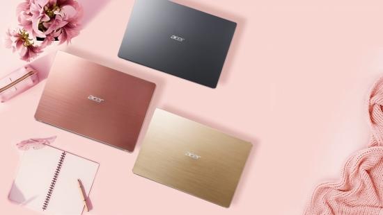 Acer Swift 3 SF314 hồng: Chiếc máy tính sở hữu màu sắc khiến chị em "mê mệt", giá ở tầm trung