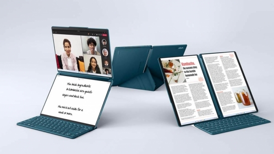 Lenovo YOGA Book 9i: Chiếc laptop sở hữu thiết kế sang trọng, màn hình kép độc lạ