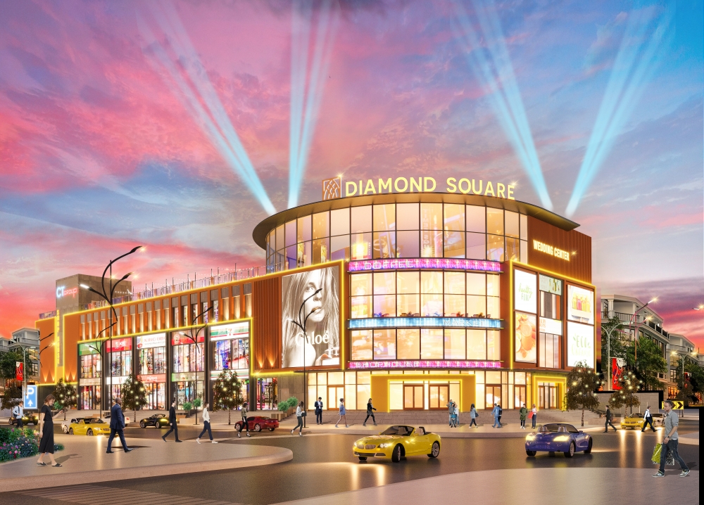 Diamond Square - biểu tượng mới về thương mại dịch vụ của địa phương