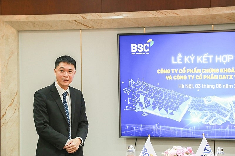 Ông Lê Quang Huy – PTGĐ BSC phát biểu tại buổi ký kết