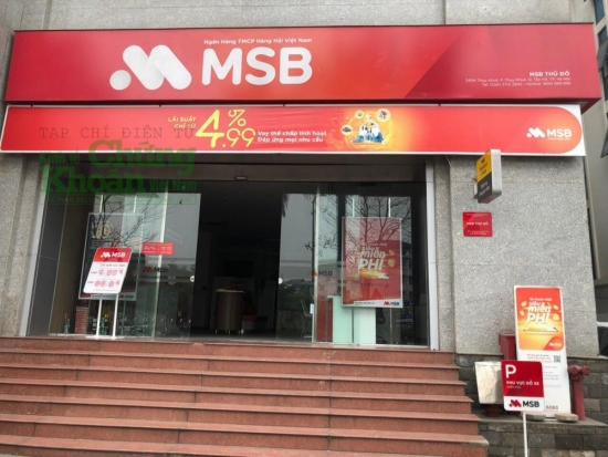 Phó Tổng Giám đốc MSB bán thành công 112.000 cổ phiếu ngân hàng