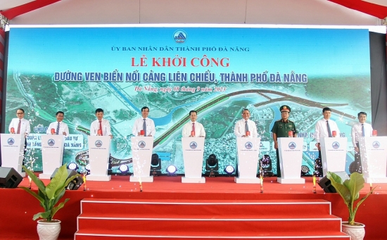 Đà Nẵng khởi công dự án đường ven biển nối cảng Liên Chiểu