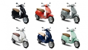 Bảng giá xe máy Vespa cuối tháng 9/2023: Dòng xe cao cấp đối đầu với Honda SH