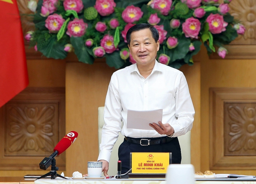 Phó Thủ tướng Lê Minh Khái chỉ đạo điều hành CPI năm 2023 tăng hợp lý để giữ ổn định đời sống, hỗ trợ sản xuất, kinh doanh
