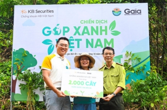 Chứng khoán KB Việt Nam và chiến dịch "Góp xanh Việt Nam" năm 2023