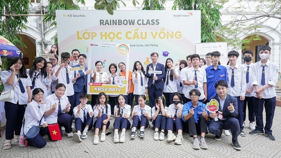 Chứng khoán KB dành gần 1,8 tỷ đồng cho giáo dục Việt Nam