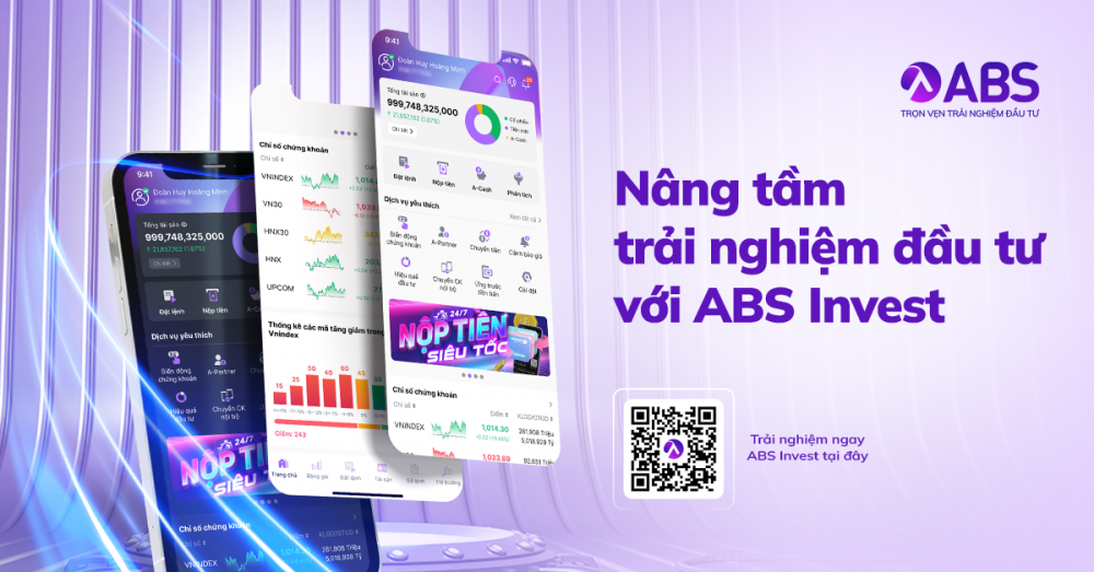 Chứng khoán An Bình (ABS) được trao giải Ứng dụng giao dịch cổ phiếu tốt nhất Việt Nam 2023