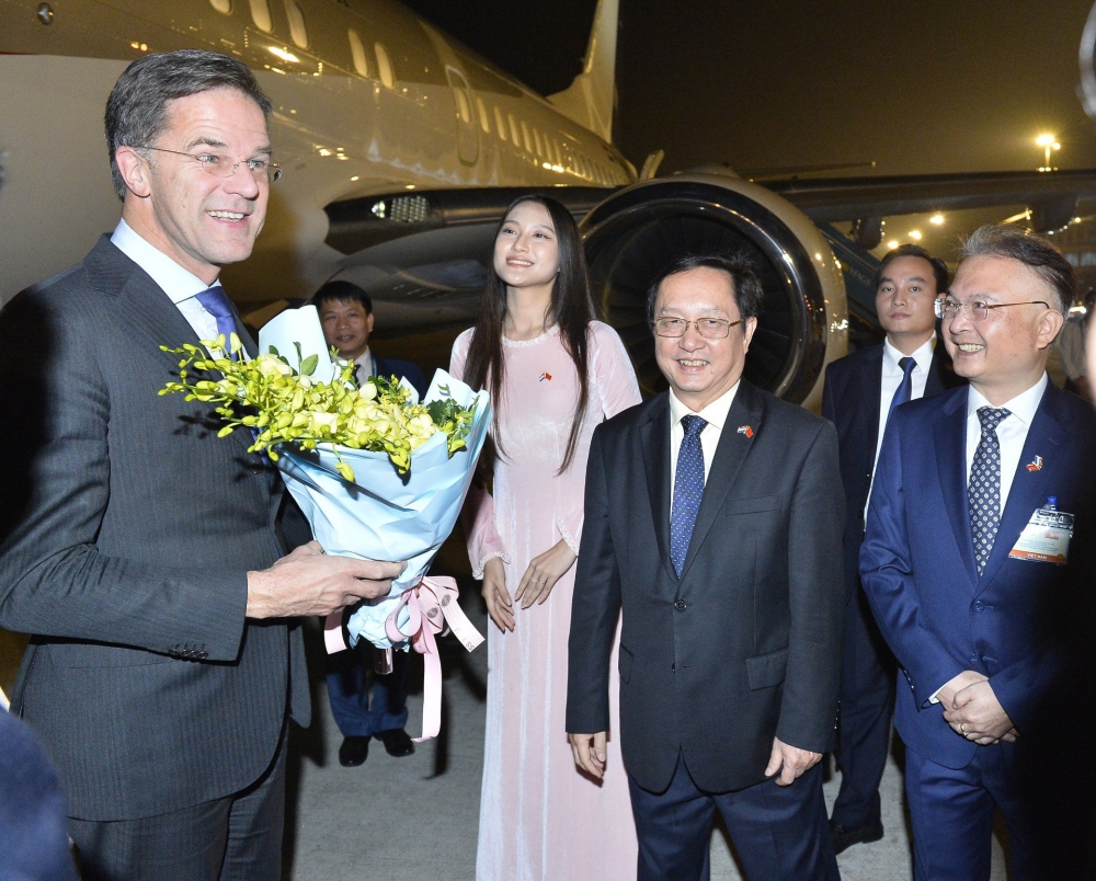 Thủ tướng Hà Lan Mark Rutte lần thứ ba tới thăm Việt Nam