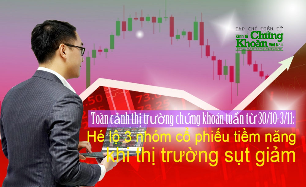 Toàn cảnh thị trường chứng khoán tuần từ 30/10-3/11: Hé lộ 3 nhóm cổ phiếu tiềm năng khi thị trường sụt giảm