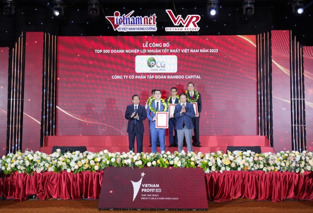 Đây là lần thứ 4 liên tiếp Tập đoàn Bamboo Capital vào Top 500 Doanh nghiệp lợi nhuận tốt nhất Việt Nam