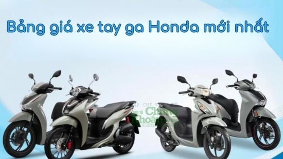 Giá xe máy tay ga Honda giữa tháng 11/2023: SH "lọt đáy", Vision "rẻ chưa từng có"