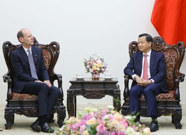 Phó Thủ tướng Lê Minh Khái tiếp ông Shayne Elliott, Tổng Giám đốc Tập đoàn ANZ