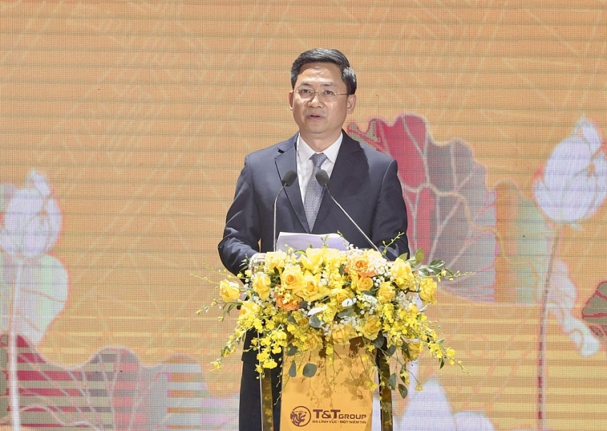Ông Hà Minh Hải, Phó Chủ tịch UBND thành phố Hà Nội phát biểu tại buổi lễ.