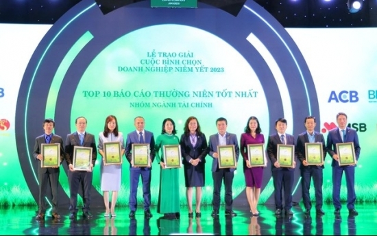 Chứng khoán Rồng Việt lọt Top 10 Báo cáo thường niên tốt nhất Nhóm ngành Tài chính 2023