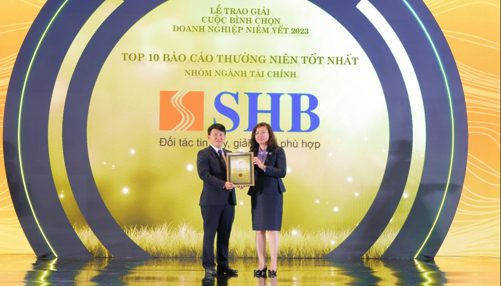 shb duoc vinh danh top 10 doanh nghiep co bao cao thuong nien tot nhat