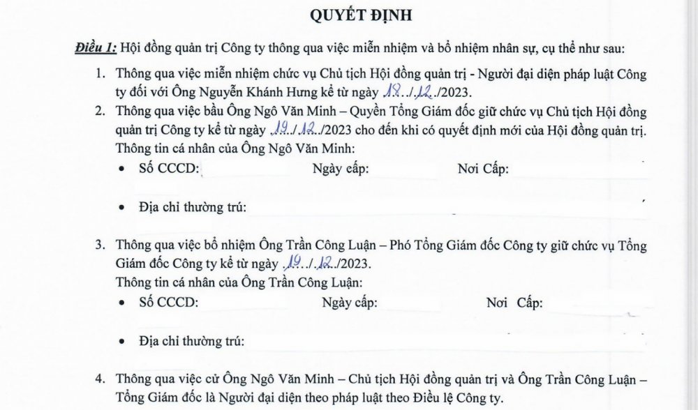 LDG có động thái mới sau cú “sa chân” của ông Nguyễn Khánh Hưng: Bổ nhiệm Chủ tịch HĐQT và Tổng giám đốc mới