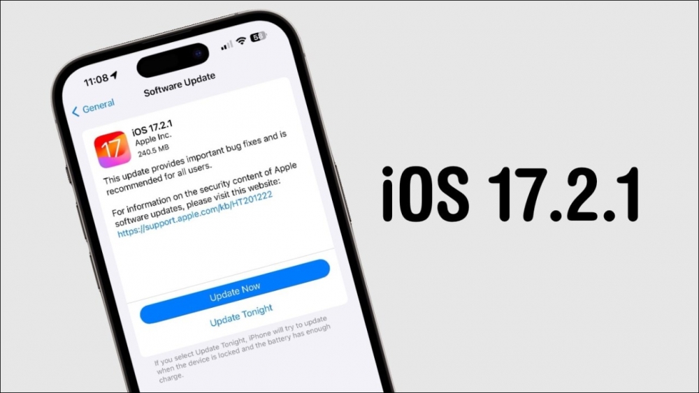 Apple chính thức phát hành iOS 17.2.1 với các bản sửa lỗi quan trọng cho iPhone