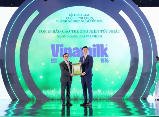 Vinamilk "bội thu" giải thưởng phát triển bền vững