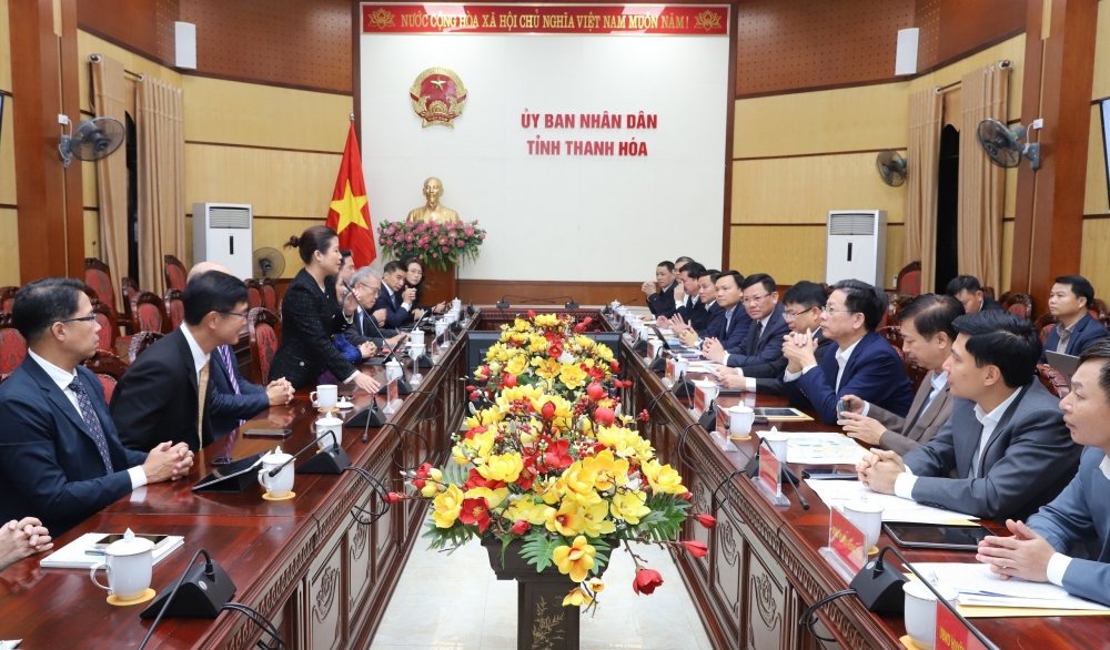 Tập đoàn WHA làm việc và ký kết đầu tư với UBND tỉnh Thanh Hoá