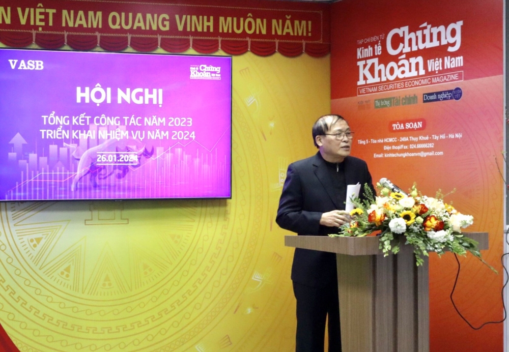Tạp chí điện tử Kinh tế Chứng khoán Việt Nam tổng kết công tác năm 2023, triển khai nhiệm vụ năm 2024