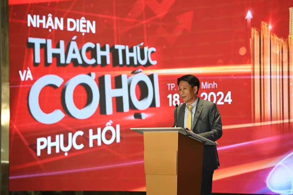 Ông Nguyễn Thanh Sơn - Tổng Giám đốc An Gia phát biểu tại sự kiện