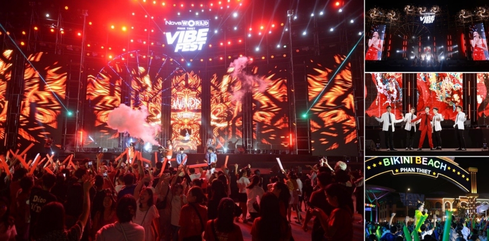 Thu hút gần 180.000 lượt khách chỉ trong 6 ngày lễ hội VIBE FEST tết 2024, Novaworld Phan Thiet tiếp tục khẳng định vị thế điểm đến hấp dẫn