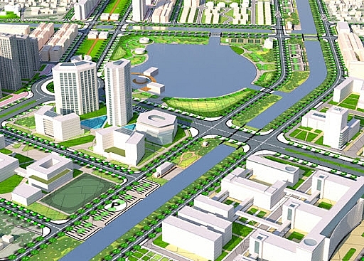 Đồ họa Khu đô thị An Vân Dương ở TP Huế. 
