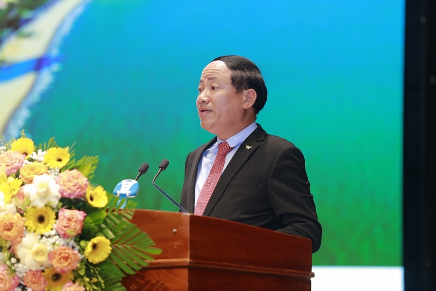 Ông Phạm Anh Tuấn, Chủ tịch UBND tỉnh Bình Định phát biểu tại Hội nghị