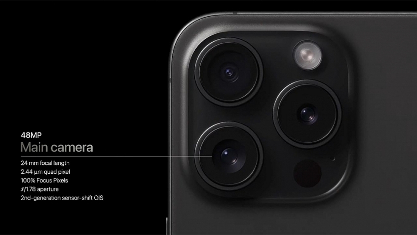 Hệ thống Camera iPhone 15 Pro Max mạnh mẽ