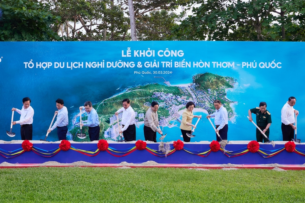Thủ tướng Phạm Minh Chính khảo sát các dự án tại Thị trấn Hoàng Hôn, Phú Quốc