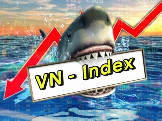 Dòng tiền cá mập "đột biến" thanh khoản tại NVL, VN-Index "gánh" nhịp điều chỉnh sâu