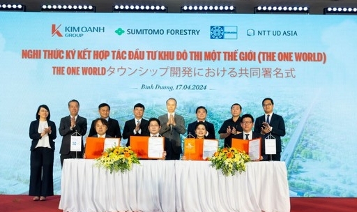 Kim Oanh Group ký kết hợp tác với 4 đối tác Nhật Bản triển khai dự án Một Thế Giới
