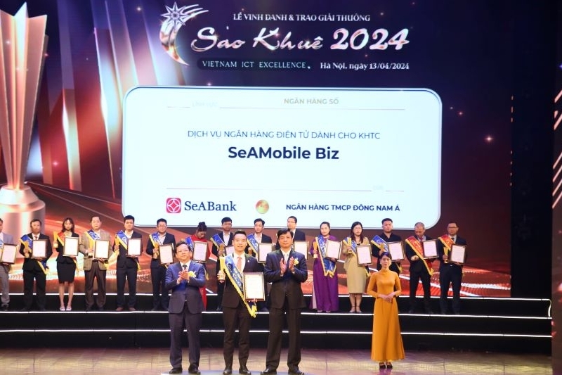 Ứng dụng ngân hàng số cho doanh nghiệp của SeABank được vinh danh tại giải thưởng Sao Khuê