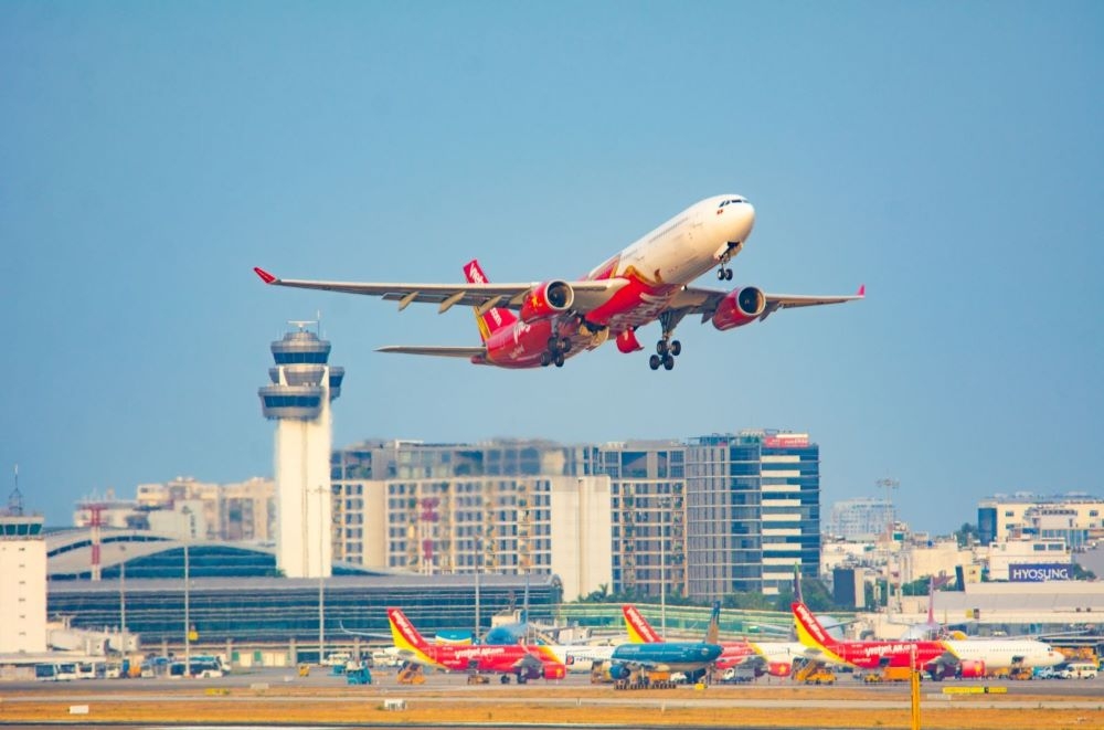 Vietjet phát triển mạnh mẽ mạng bay quốc tế, đặt kế hoạch vận chuyển 27 triệu lượt hành khách trong năm 2024 (ảnh: N.Q)