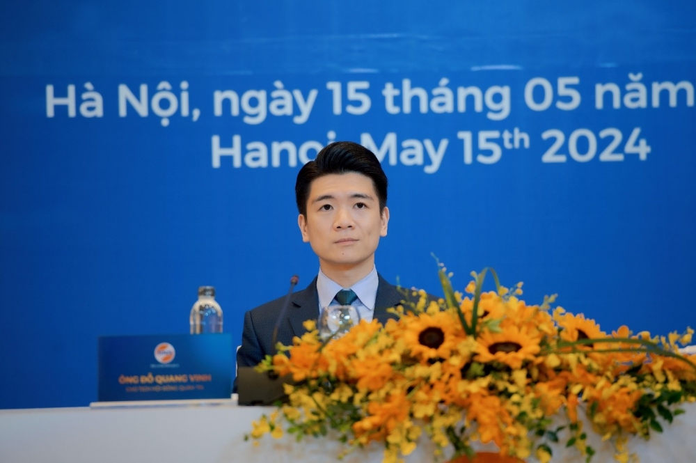 Ông Đỗ Quang Vinh - Chủ tịch HĐQT SHS, Chủ tọa đại hội 