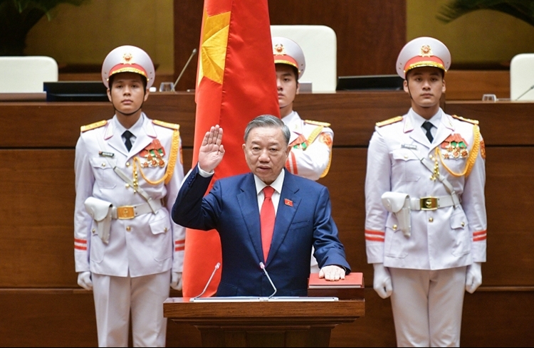 Tân Chủ tịch nước Tô Lâm tuyên thệ, phát biểu nhậm chức