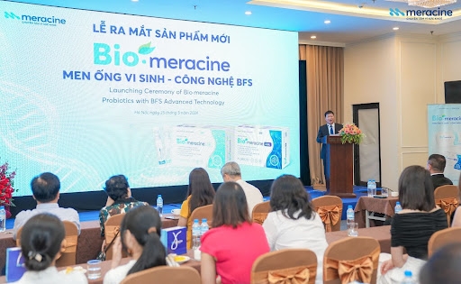 Công ty Cổ phần Dược phẩm Meracine công bố sản phẩm men ống vi sinh mới Bio-meracine